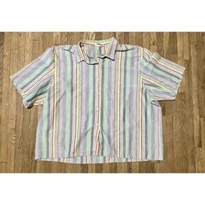 Vintage D. K. Gold By Donnkenny Shirt Women’s Size 22W 1X 1980s